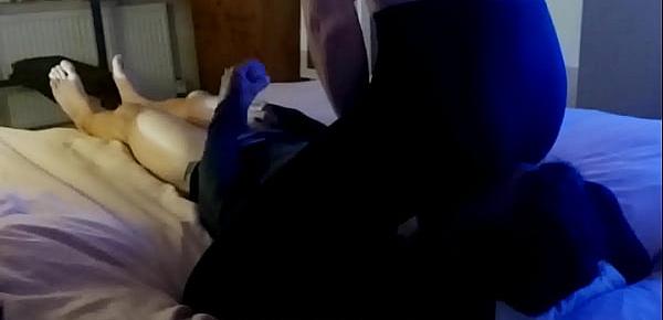  Facesitting t. In Black Tights s. Femdom Female Orgasm On Face.